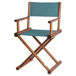 Teakhouten klapstoel MB Turqoise 52 x 48 x H90cm
