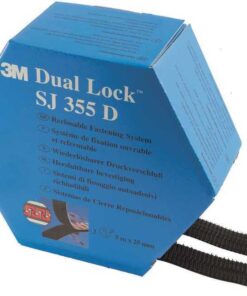 Klittenband 3m Dual Lock 25mm x 5mt Zwart