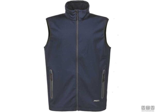 Vest Musto Essential Softshell Blauw - Maat: S