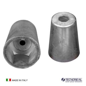 Hexagonale Ogive Anodes voor 70-100 mm schacht