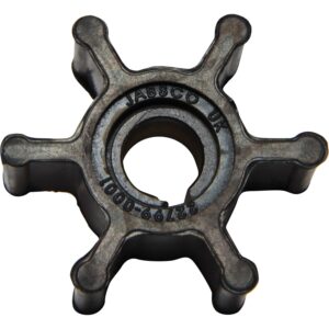 Jabsco Neopreen Sleutelaandrijving Pomp Impeller (6 Bladen, 51mm OD, 22mm Breed)