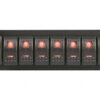 Elektrisch paneel Redtech 8 x 20a schakelaars 234 x 70mm
