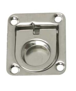 Flush mount S hefhandvat 38x40mm roestvrij staal