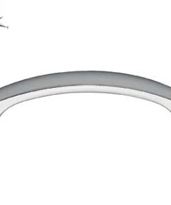 Handvat 97x30mm verchroomd messing
