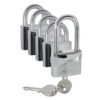 Hangslot Set 4+1 Hardinox Master Sleutel