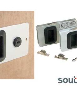 Mobella Flush Entry Deurslot 63x114mm Wit