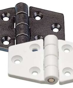 Zwart scharnier 40 x 63mm