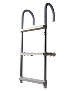 Aluminium opvouwbare ladder met 5 treden 37 x H146cm