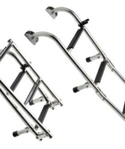 Roestvrijstalen ladder 3 treden 24 x H65cm