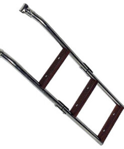 Klem montage opvouwbare ladders 3 houten treden (27 x H63cm)