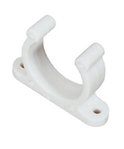 Standaard witte clips 25mm