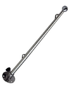 RVS Vlaggenmast met basis D20 H600mm