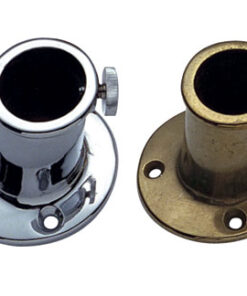 Verchroomde Messing Vlaggenmast basis D25mm