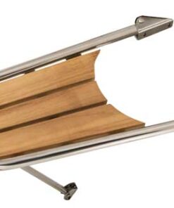 Boeg Platform R.Marine 65x33cm RVS en Teak
