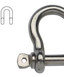 Roestvrijstalen boegschakel 5mm