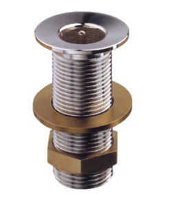Verchroomd messing thru-hull voor drainage 1 1/2"