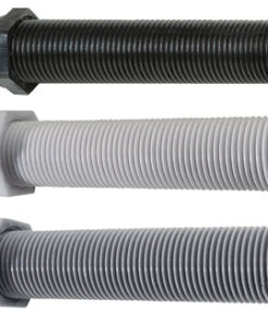 Lange plastic schroefdraad Thru-hull Wit 33 x 155 mm