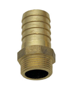 Messing Slangconnector M-M 3/8" x 10mm
