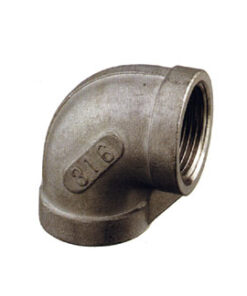 Roestvrijstalen bocht F-F 90° 1"