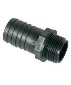 Polypropyleen slangconnector 1/2" x 16 mm