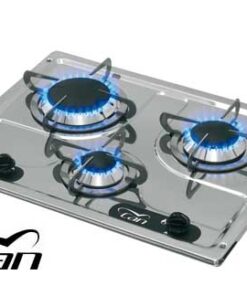 Roestvrijstalen Flush Cooker Can Marine 3 Branders 470 x 360 mm