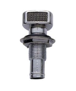 Verchroomde messing tankventilatie 68 x 16 mm