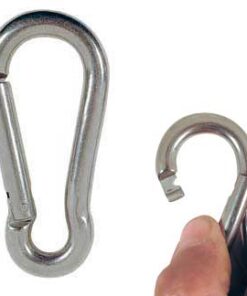 Standaard karabijnhaak 10mm zijklep