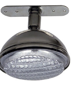 Roestvrijstalen zaklamp met draaiende basis 12v 110mm