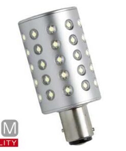 Witte Led Lamp BAY15D 12 / 24V (IP66)