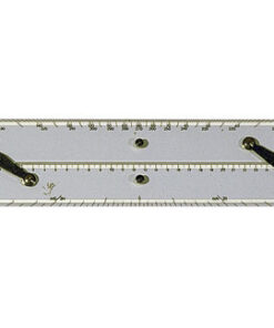 Parallelle liniaal met goniometer 400mm