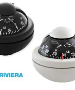 Navigatie Kompas Riviera Comet BC2 - Wit met Beugel