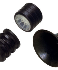 Rubber zijrollers voor trailers 106x85x15 mm