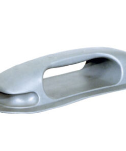 Grijze rubberen handgreep 240 x 105 mm
