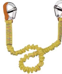 Elastische veiligheidslijn 100/200cm met twee haken