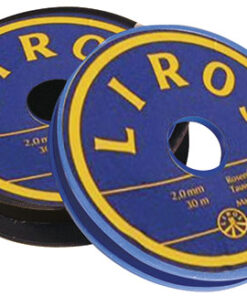Zwarte polyester naaigaren Liros 1,5mm x20mt