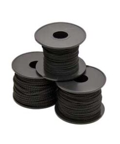 Zwart polyester Lijn met hoge sterktegraad, rol 3 mm x 15 mt