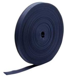 Polypropyleen webbing blauw 25mm