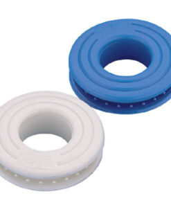Set van 12 ooglets in Pvc Blauw 15 x 35mm