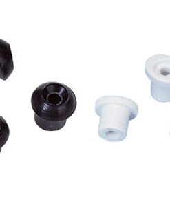 Plastic sjorknoppen 3,8 mm wit