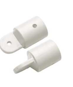 Witte Bimini terminal voor buis 20 mm