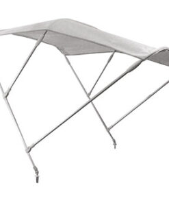 Witte Aluminium F3 Bimini Top 3 bogen 180cm Lengte x 150cm H140cm