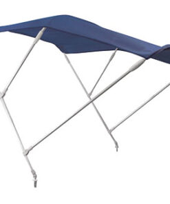 Blauwe Aluminium F3 Bimini Top 3 boog 180cm Lengte x 150cm H140cm
