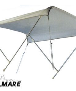 Bimini Tessilmare wit aluminium 2 bogen 180 x 150 x H110cm