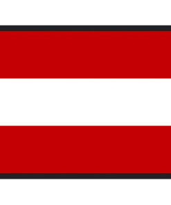 Polyester Vlag Oostenrijk 50 x 75 cm