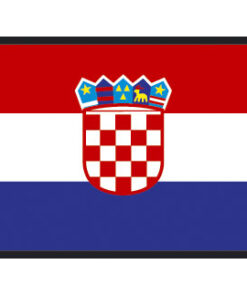 Polyester Vlag Kroatië 50x75cm