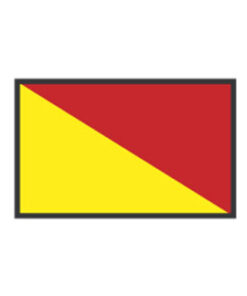 Signaleringsvlaggen : O OSCAR 40X60CM