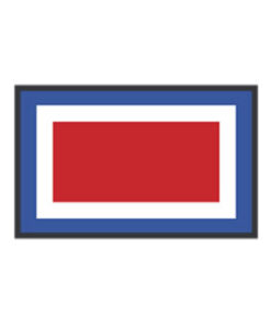 Signaleringsvlaggen : W Whisky 40 x 60 cm