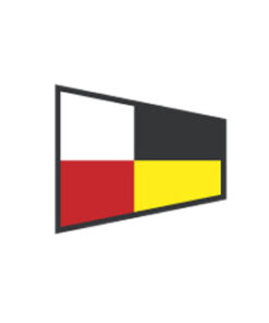 Signaleringsvlaggen : Nummer 9 - 40X60CM