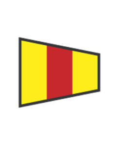 Signaleringsvlaggen : nummer 0 - 40 x 60 cm
