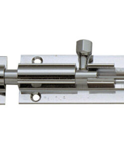 Barrel bolt 115x25mm Verchroomd messing